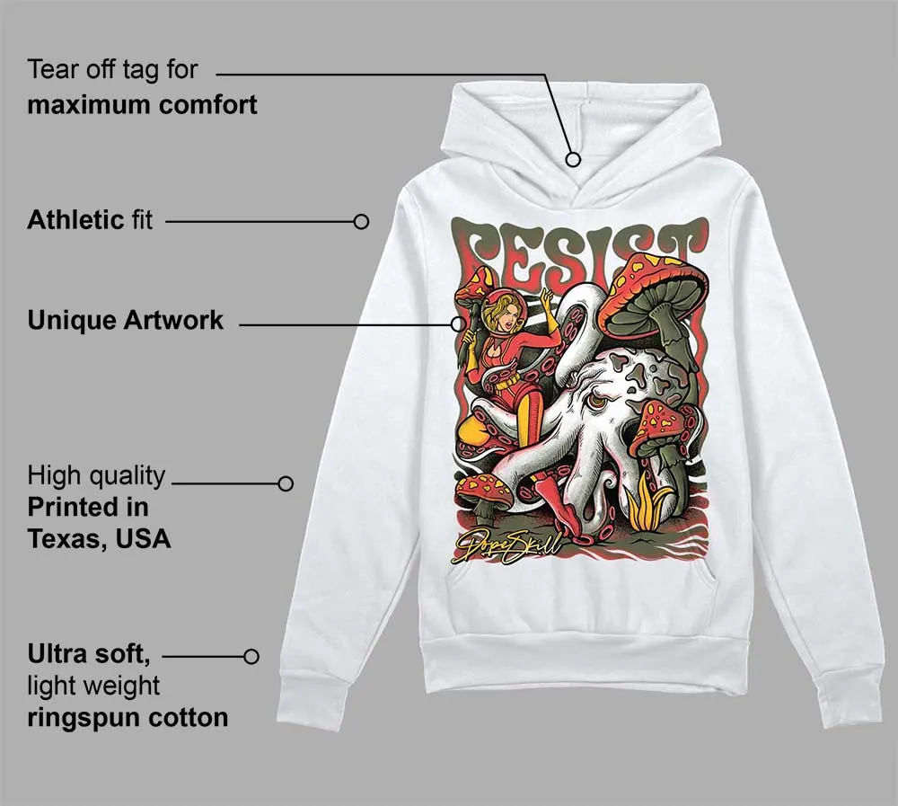 Dunk Mystic Red Cargo Khaki DopeSkill Hoodie Sweatshirt Resist Graphic sold by DopeSkill product image thumbnail 3