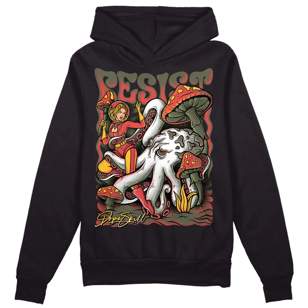 Dunk Mystic Red Cargo Khaki DopeSkill Hoodie Sweatshirt Resist Graphic sold by DopeSkill product image thumbnail 2