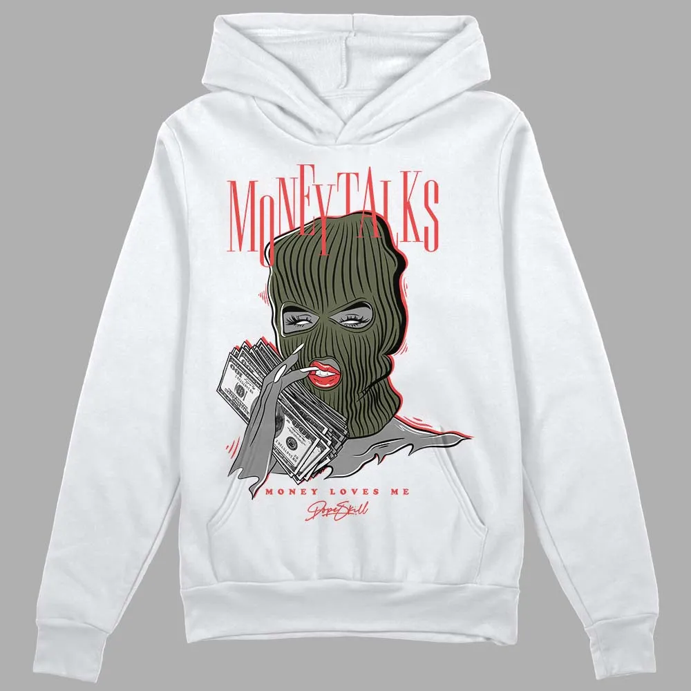 Dunk Mystic Red Cargo Khaki DopeSkill Hoodie Sweatshirt Money Talks Graphic sold by DopeSkill