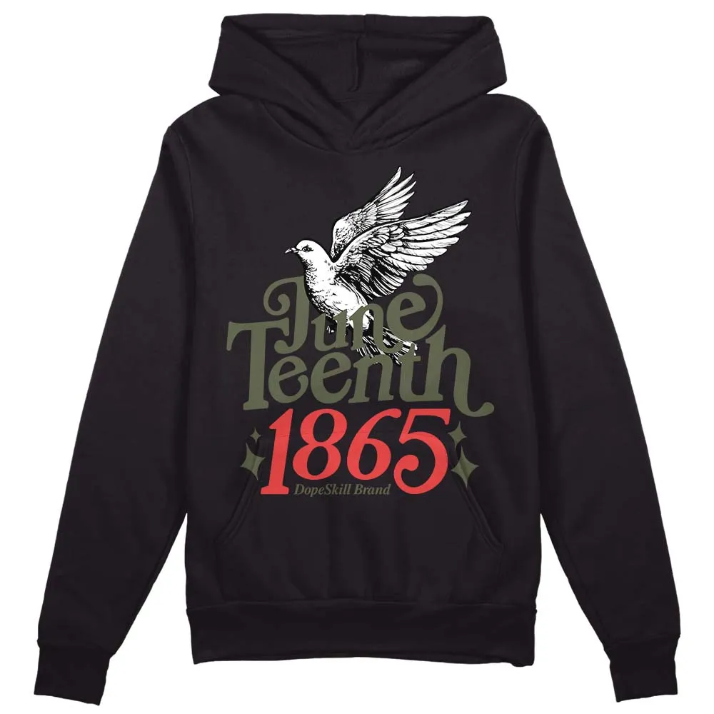 Dunk Mystic Red Cargo Khaki DopeSkill Hoodie Sweatshirt Juneteenth 1865 Graphic sold by DopeSkill product image thumbnail 2