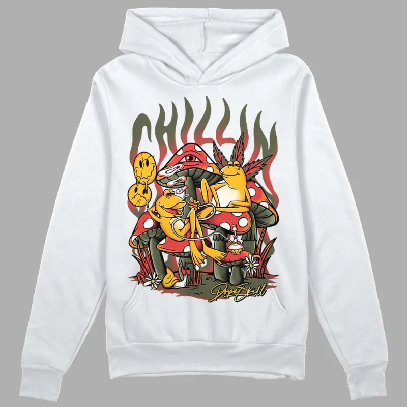 Dunk Mystic Red Cargo Khaki DopeSkill Hoodie Sweatshirt Chillin Graphic sold by DopeSkill