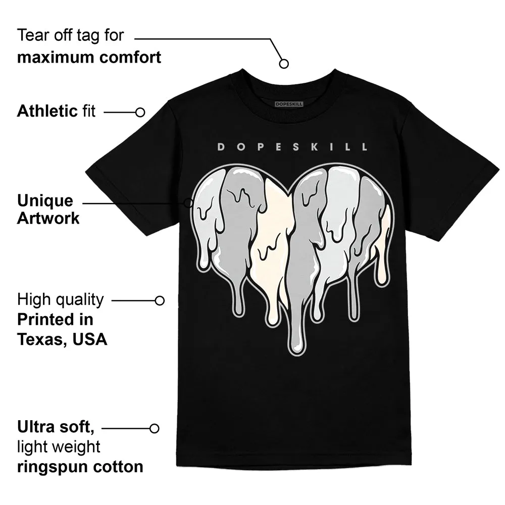 Dunk Cool Grey DopeSkill T-Shirt Slime Drip Heart Graphic sold by DopeSkill product image thumbnail 3