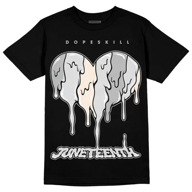 Dunk Cool Grey DopeSkill T-Shirt Juneteenth Heart Graphic sold by DopeSkill