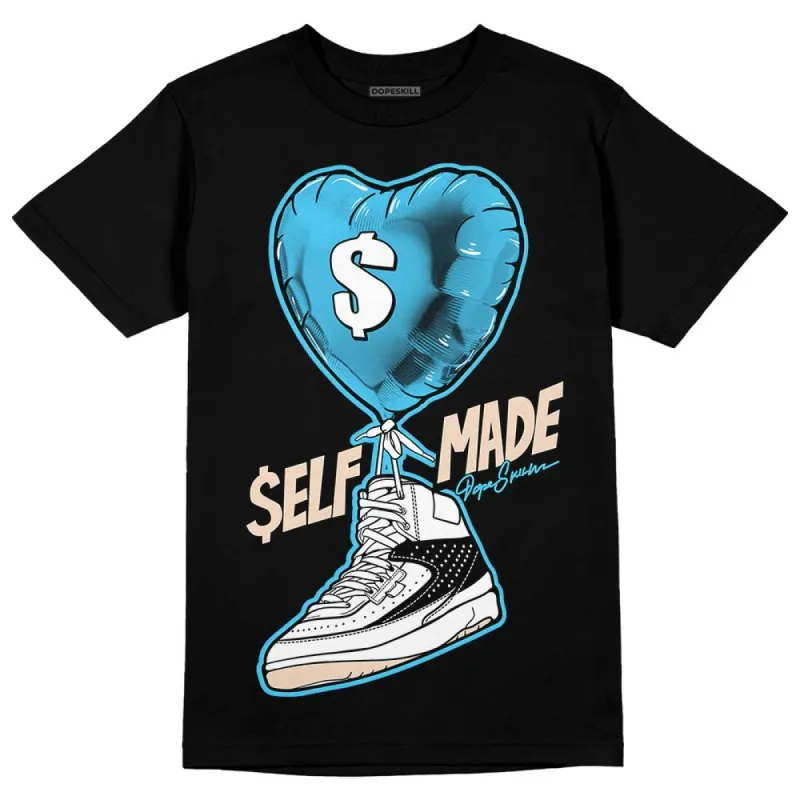 Sail Black 2s DopeSkill T-Shirt Self Made Graphic sold by DopeSkill