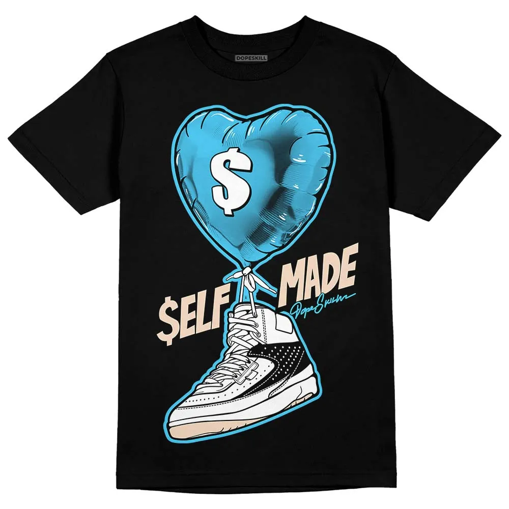 Sail Black 2s DopeSkill T-Shirt Self Made Graphic sold by DopeSkill