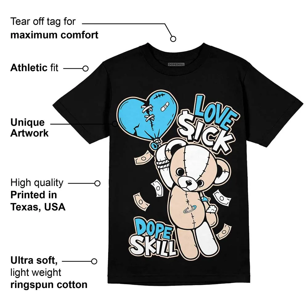 Sail Black 2s DopeSkill T-Shirt Love Sick Graphic sold by DopeSkill product image thumbnail 3