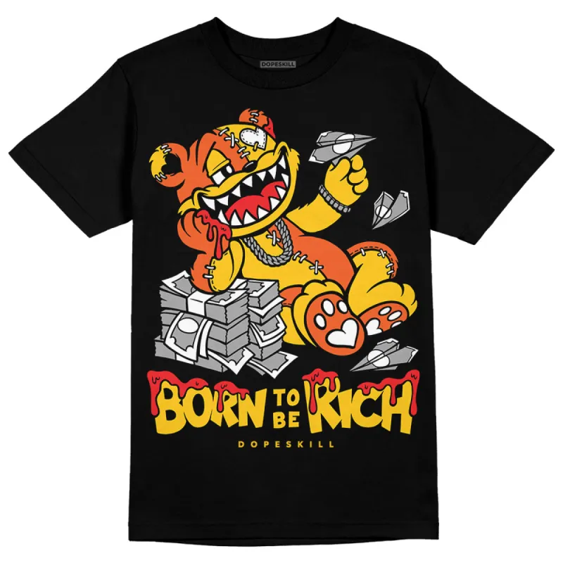 Yellow Collection DopeSkill T-Shirt Born To Be Rich Graphic sold by DopeSkill