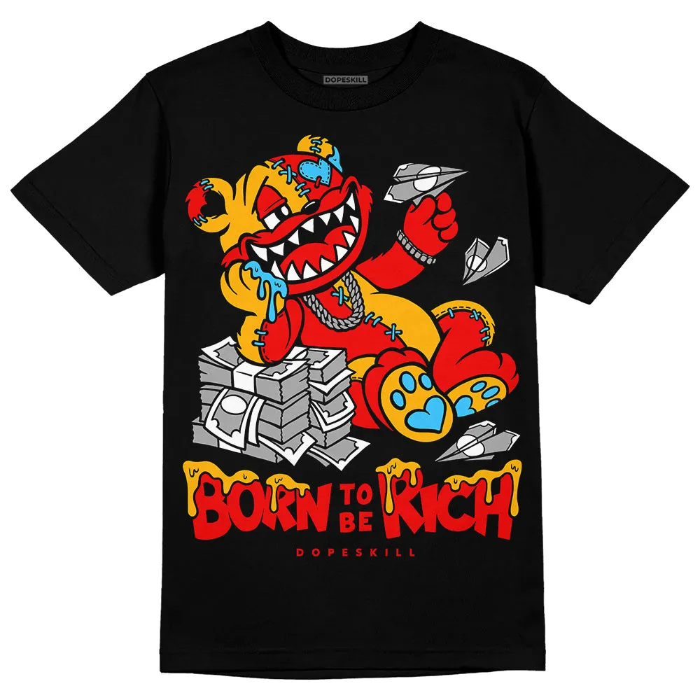 Red Collection DopeSkill T-Shirt Born To Be Rich Graphic sold by DopeSkill