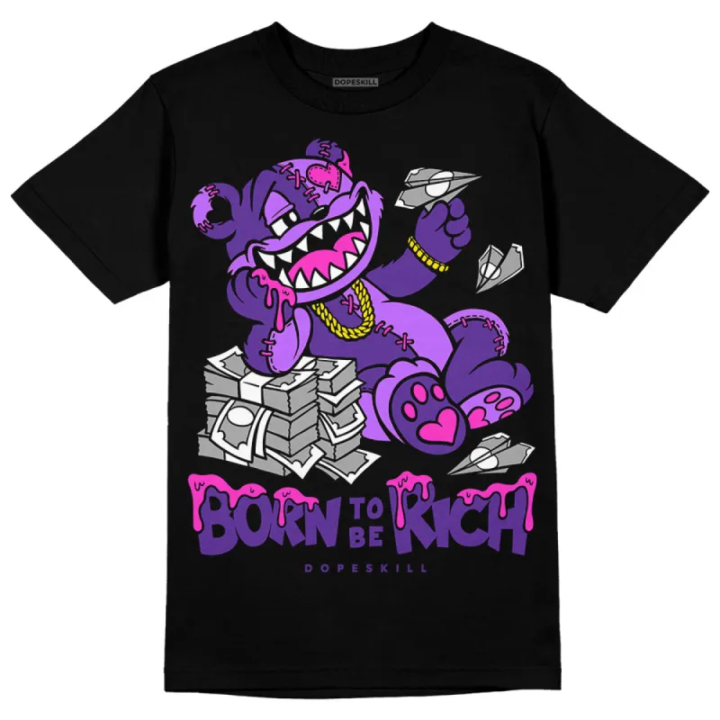 PURPLE Collection DopeSkill T-Shirt Born To Be Rich Graphic sold by DopeSkill