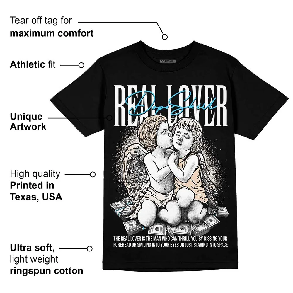 Sail Black 2s DopeSkill T-Shirt Real Lover Graphic sold by DopeSkill product image thumbnail 3