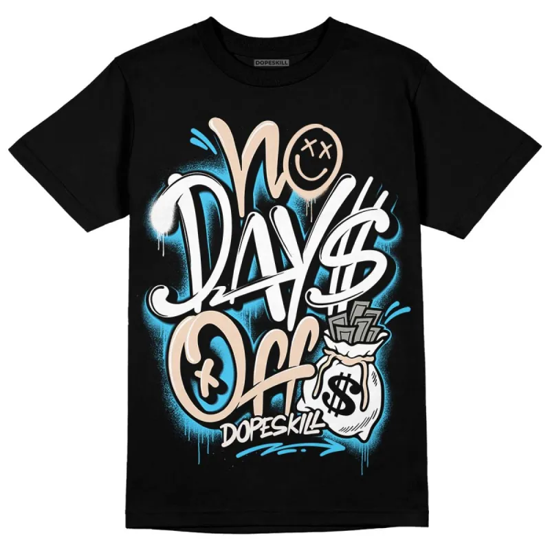 Sail Black 2s DopeSkill T-Shirt No Days Off Graphic sold by DopeSkill