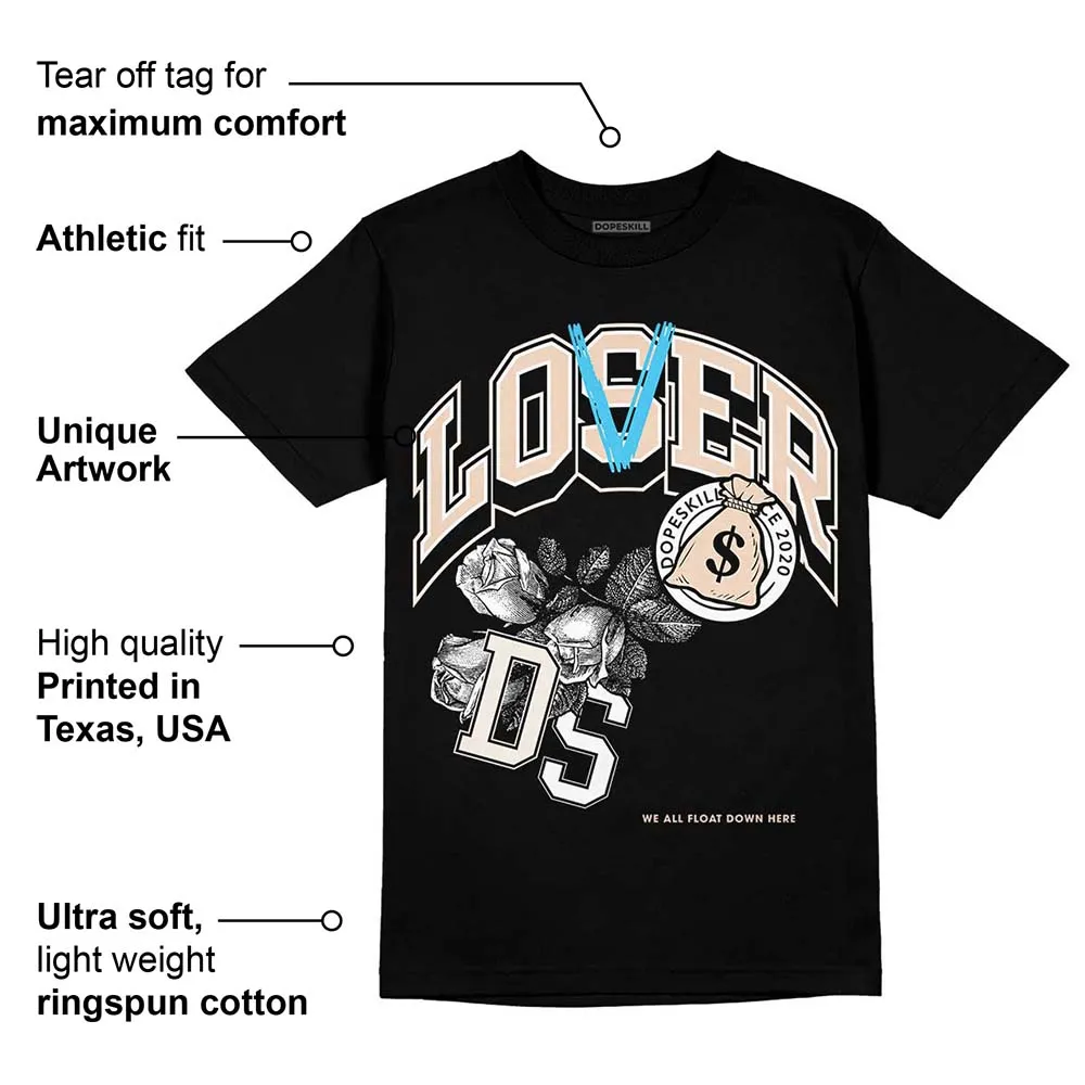 Sail Black 2s DopeSkill T-Shirt Loser Lover Graphic sold by DopeSkill product image thumbnail 3