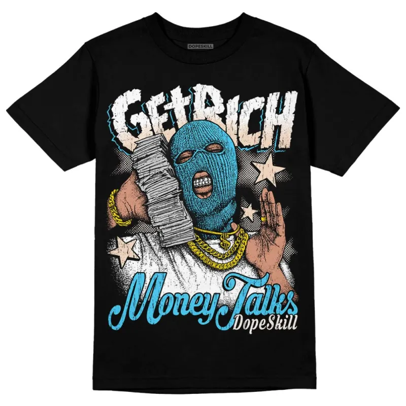 Sail Black 2s DopeSkill T-Shirt Get Rich Graphic sold by DopeSkill