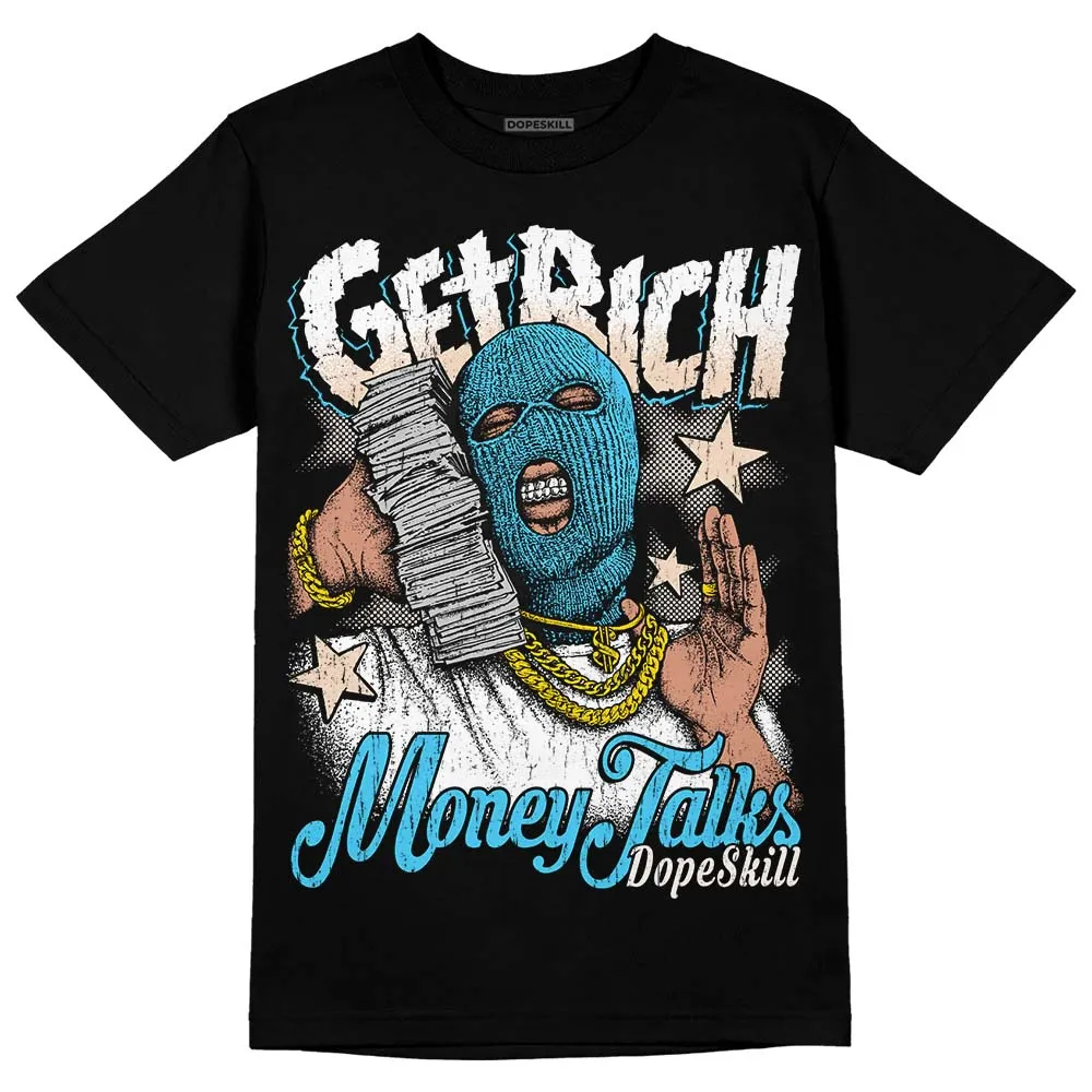 Sail Black 2s DopeSkill T-Shirt Get Rich Graphic sold by DopeSkill