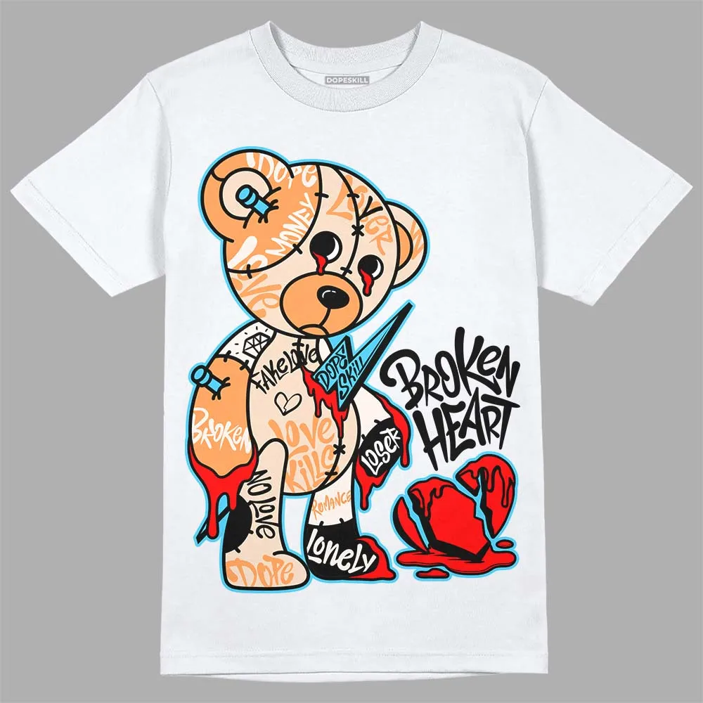 Sail Black 2s DopeSkill T-Shirt Broken Heart Graphic sold by DopeSkill product image thumbnail 2