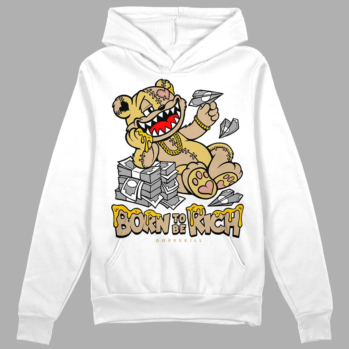 TAN Collection DopeSkill Hoodie Sweatshirt Born To Be Rich Graphic sold by DopeSkill product image thumbnail 2