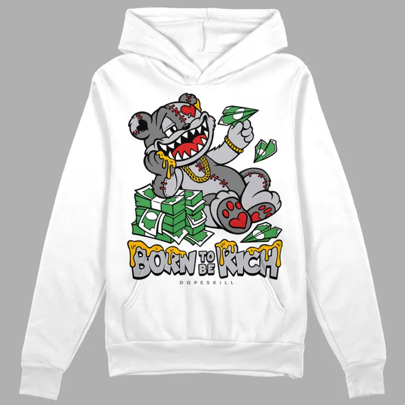 Wolf Grey 13s DopeSkill Hoodie Sweatshirt Born To Be Rich Graphic sold by DopeSkill