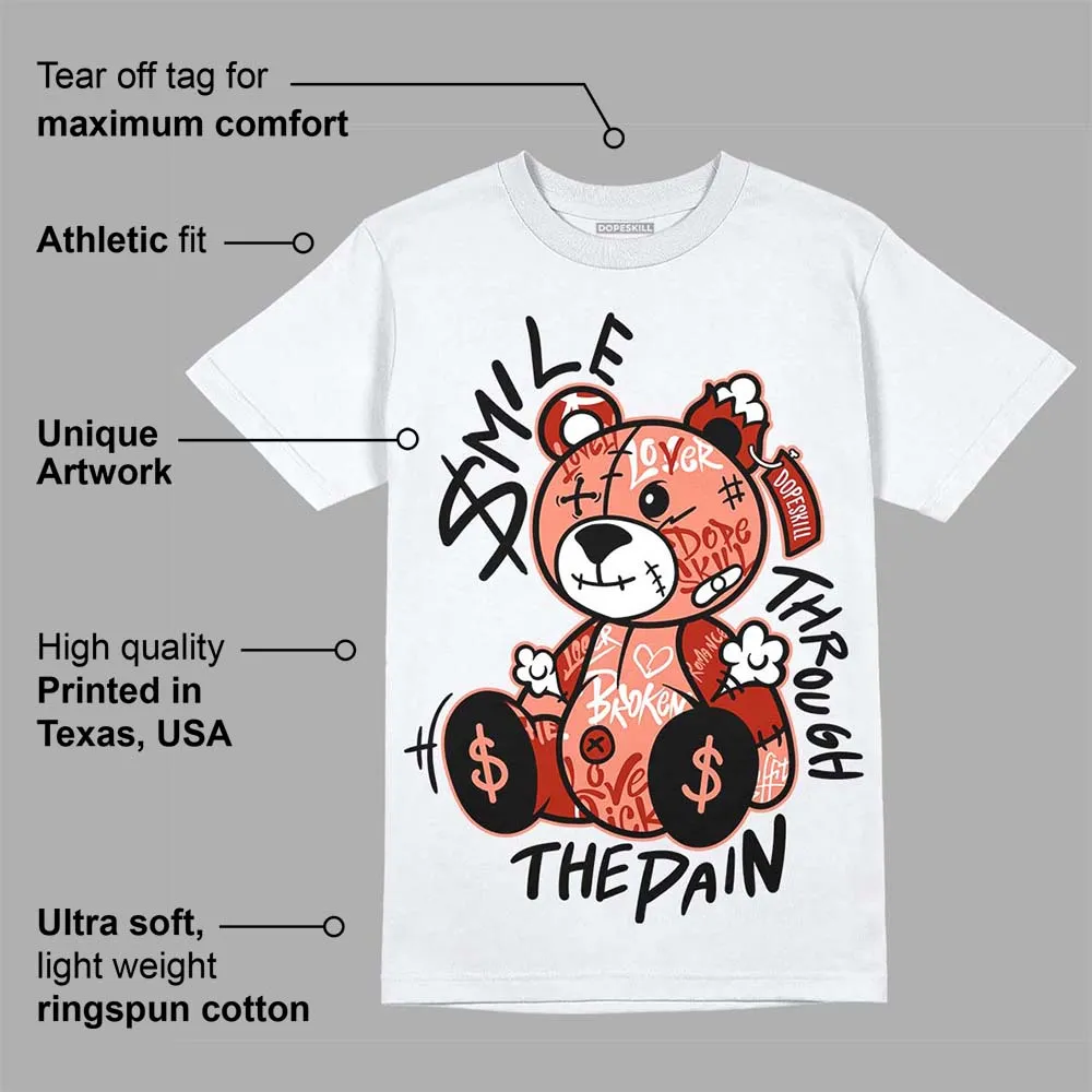 Dunk Amber Brown DopeSkill T-Shirt Smile Through The Pain Graphic sold by DopeSkill product image thumbnail 3