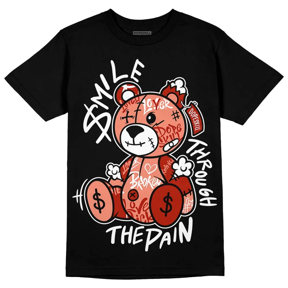 Dunk Amber Brown DopeSkill T-Shirt Smile Through The Pain Graphic sold by DopeSkill product image thumbnail 2