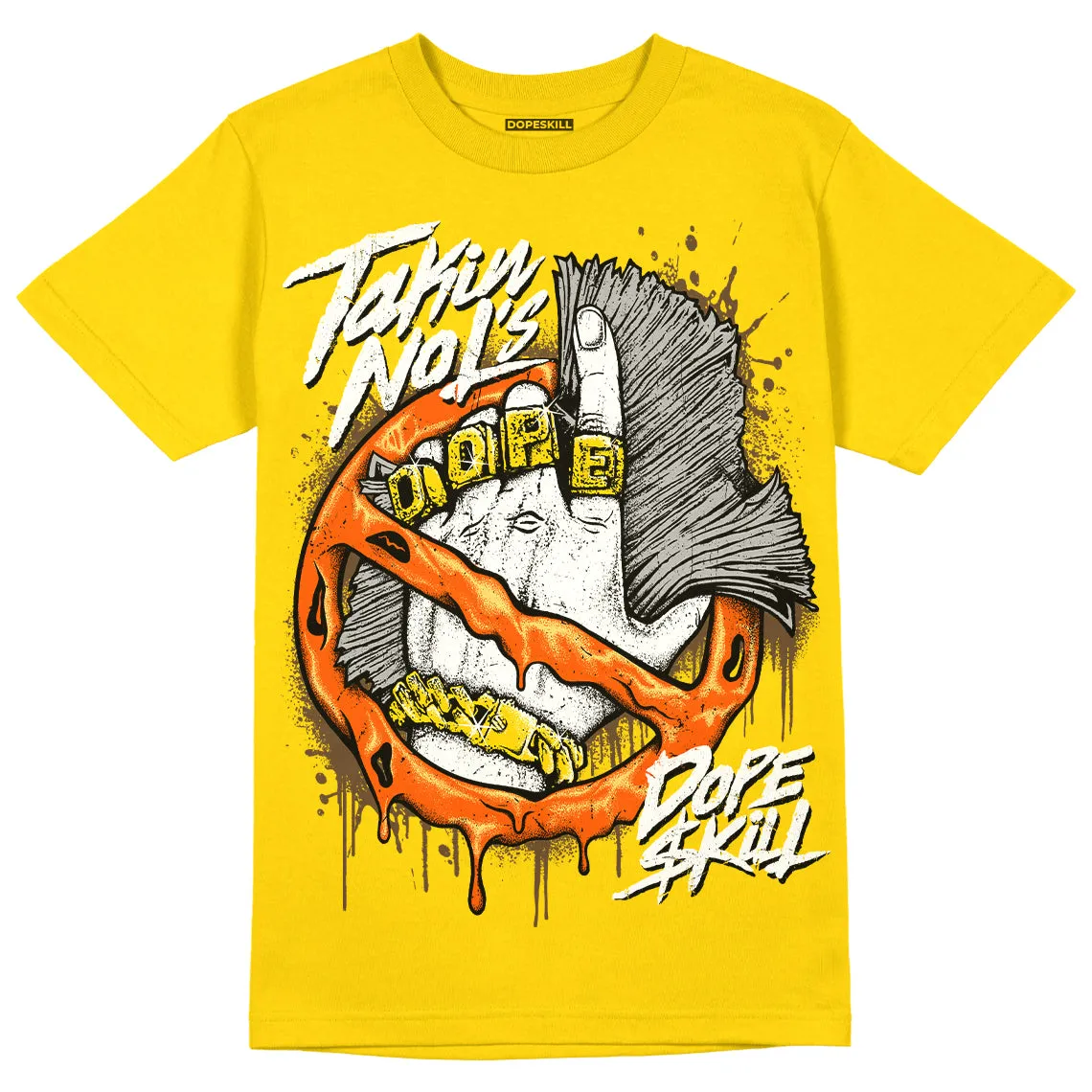 Yellow Ochre 6s DopeSkill Yellow T-shirt Takin No L's Graphic sold by DopeSkill