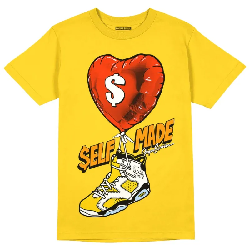 Yellow Ochre 6s DopeSkill Yellow T-shirt Self Made Graphic sold by DopeSkill