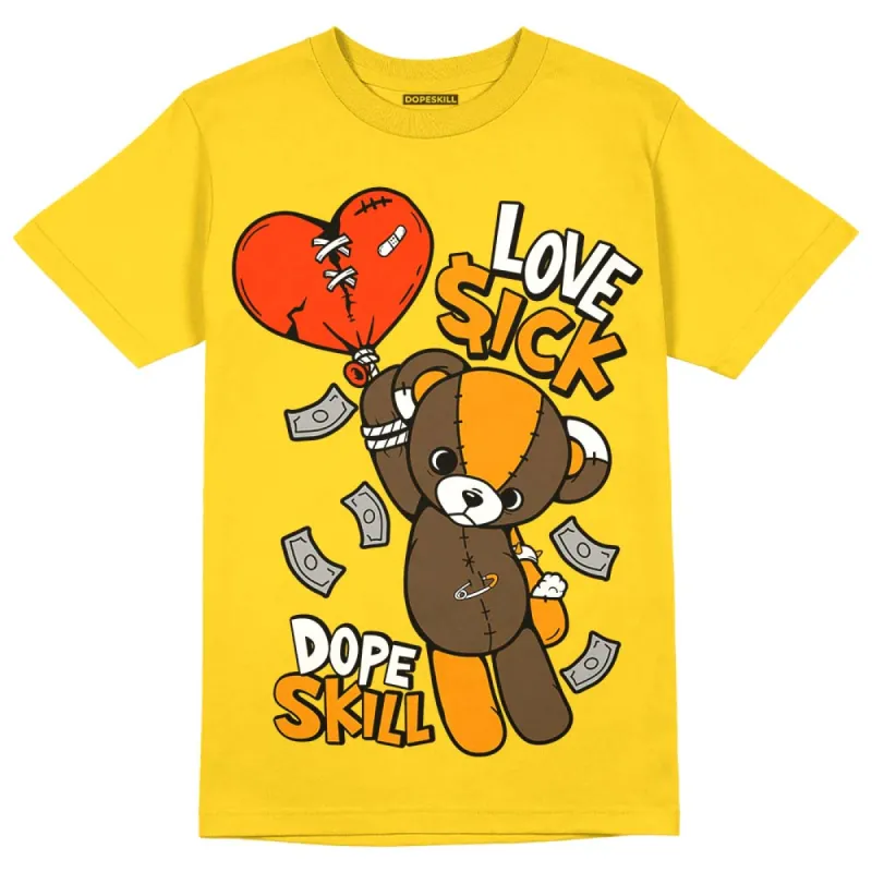 Yellow Ochre 6s DopeSkill Yellow T-shirt Love Sick Graphic sold by DopeSkill