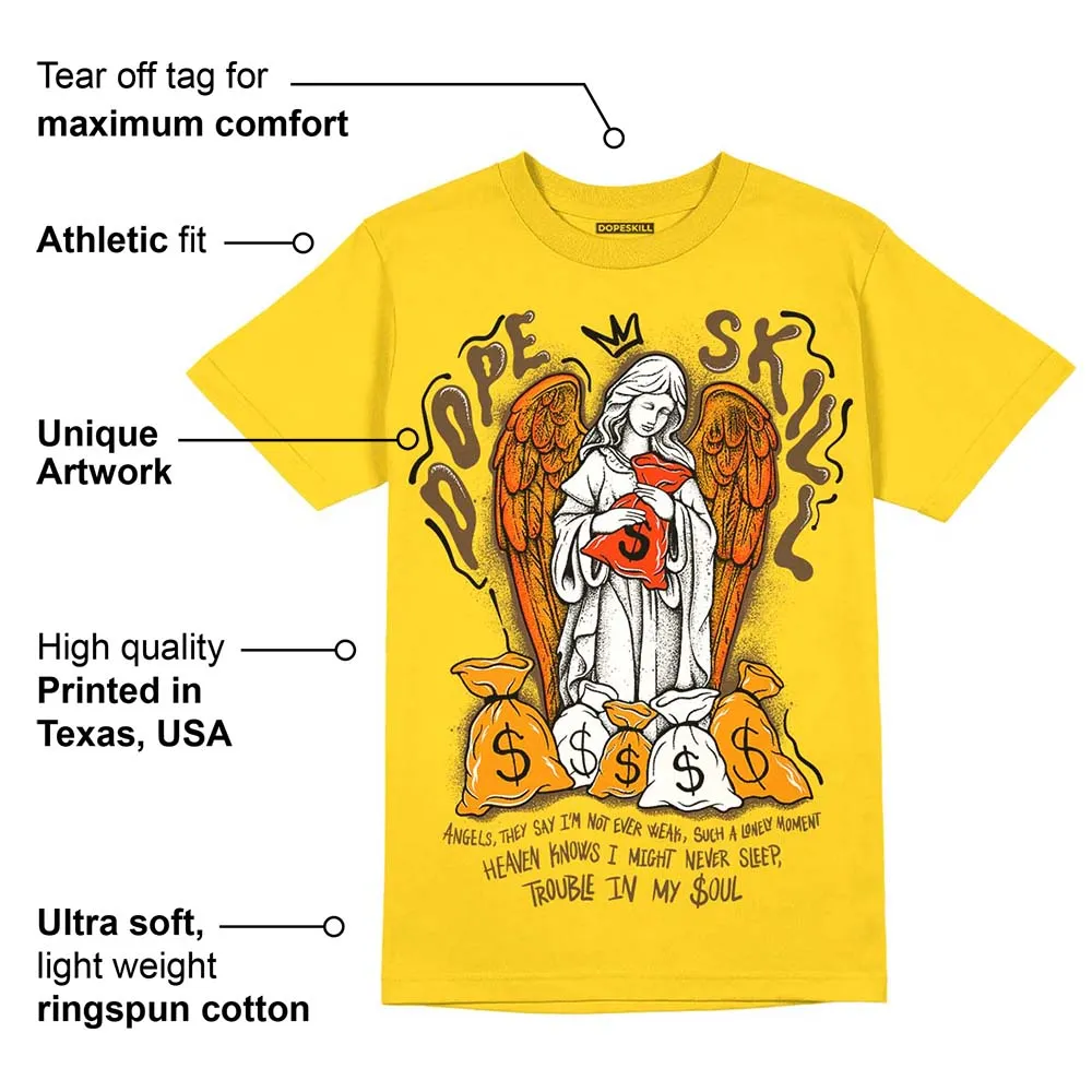 Yellow Ochre 6s DopeSkill Yellow T-shirt Angels Graphic sold by DopeSkill product image thumbnail 2