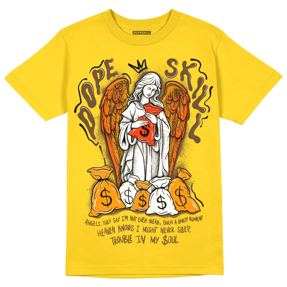 Yellow Ochre 6s DopeSkill Yellow T-shirt Angels Graphic sold by DopeSkill