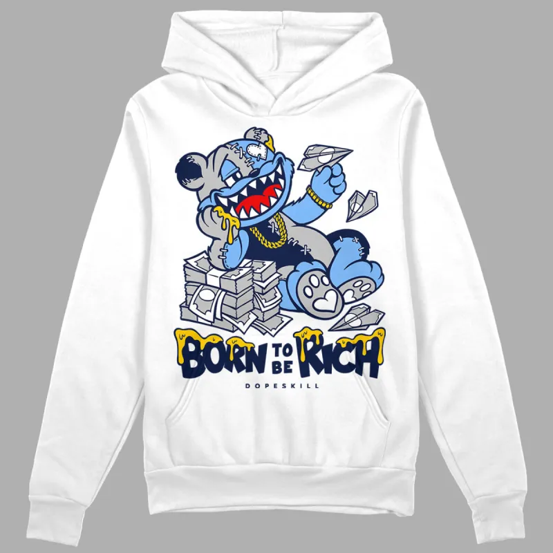 Midnight Navy 5s DopeSkill Hoodie Sweatshirt Born To Be Rich Graphic sold by DopeSkill