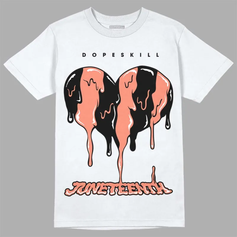 Dunk Amber Brown DopeSkill T-Shirt Juneteenth Heart Graphic sold by DopeSkill