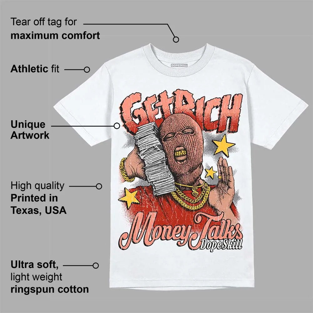 Dunk Amber Brown DopeSkill T-Shirt Get Rich Graphic sold by DopeSkill product image thumbnail 3