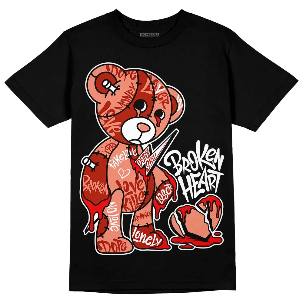 Dunk Amber Brown DopeSkill T-Shirt Broken Heart Graphic sold by DopeSkill product image thumbnail 2