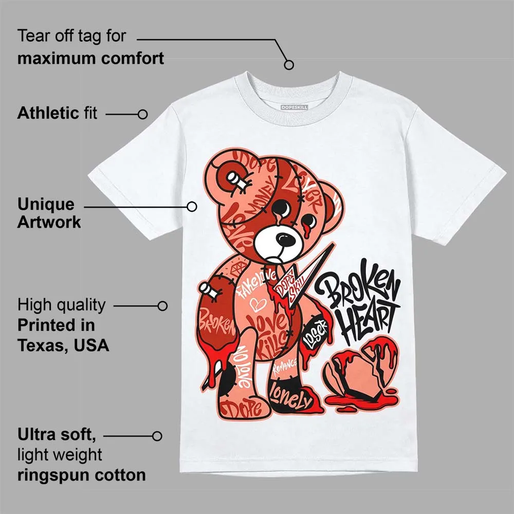 Dunk Amber Brown DopeSkill T-Shirt Broken Heart Graphic sold by DopeSkill product image thumbnail 3