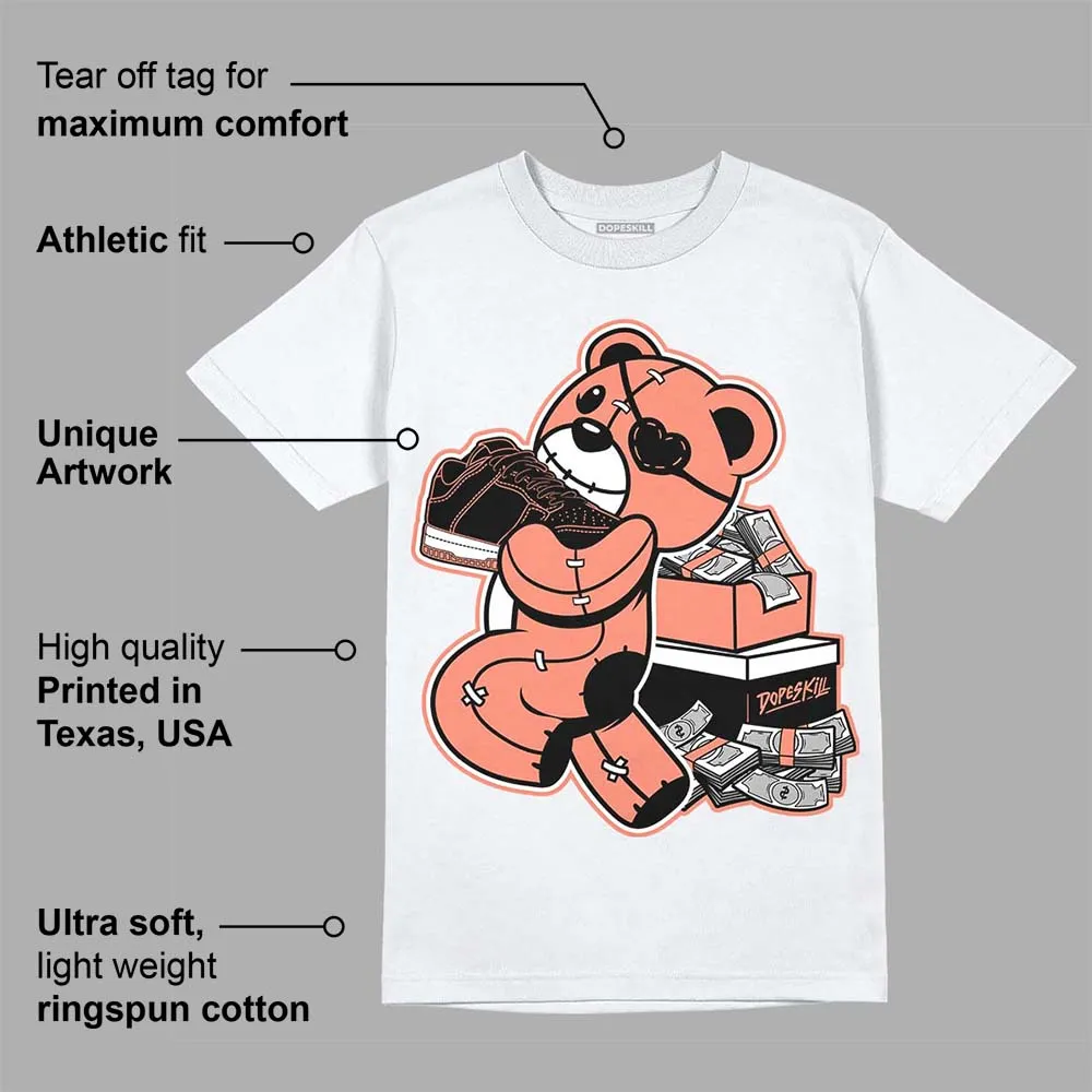 Dunk Amber Brown DopeSkill T-Shirt Bear Steals Sneaker Graphic sold by DopeSkill product image thumbnail 3