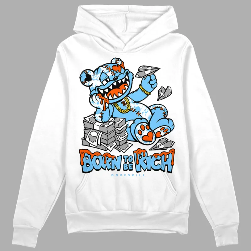 Dunk Futura University Blue DopeSkill Hoodie Sweatshirt Born To Be Rich Graphic sold by DopeSkill