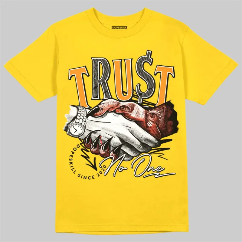 Yellow Ochre 6s DopeSkill Yellow T-shirt Trust No One Graphic sold by DopeSkill