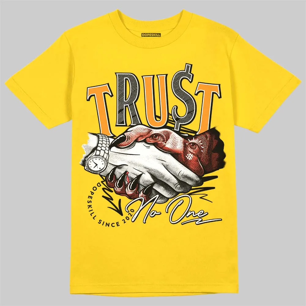 Yellow Ochre 6s DopeSkill Yellow T-shirt Trust No One Graphic sold by DopeSkill