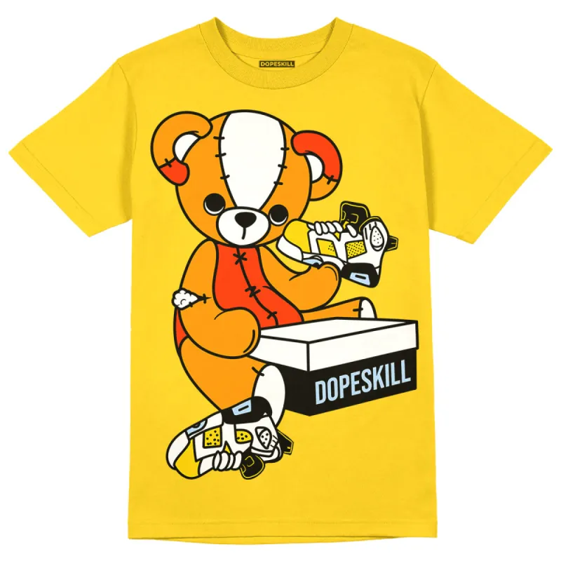 Yellow Ochre 6s DopeSkill Yellow T-shirt Sneakerhead BEAR Graphic sold by DopeSkill