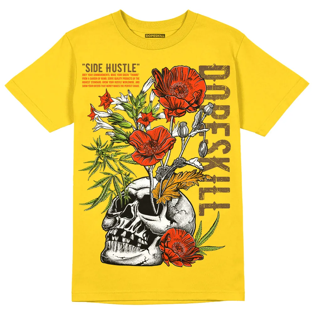 Yellow Ochre 6s DopeSkill Yellow T-shirt Side Hustle Graphic sold by DopeSkill