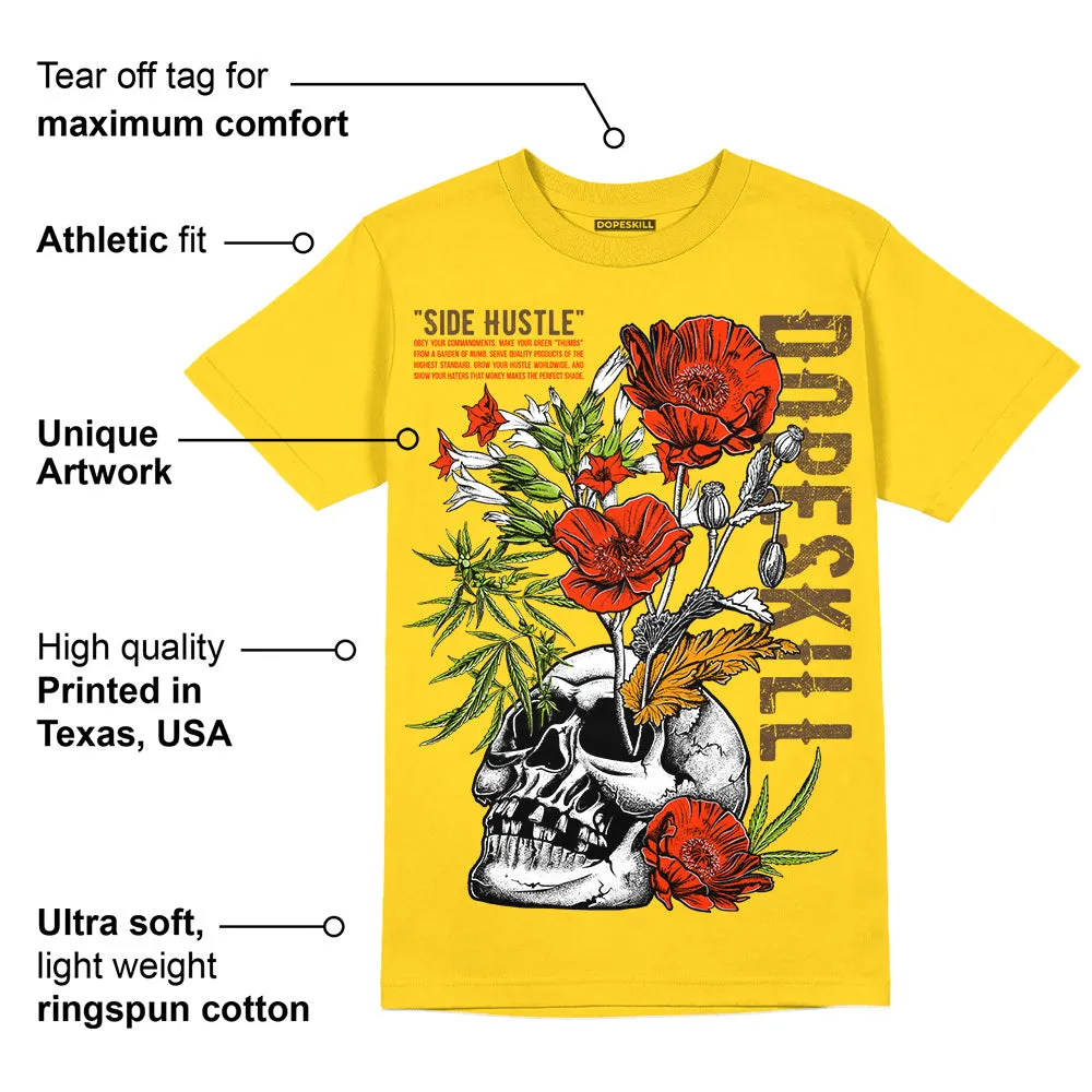 Yellow Ochre 6s DopeSkill Yellow T-shirt Side Hustle Graphic sold by DopeSkill product image thumbnail 2