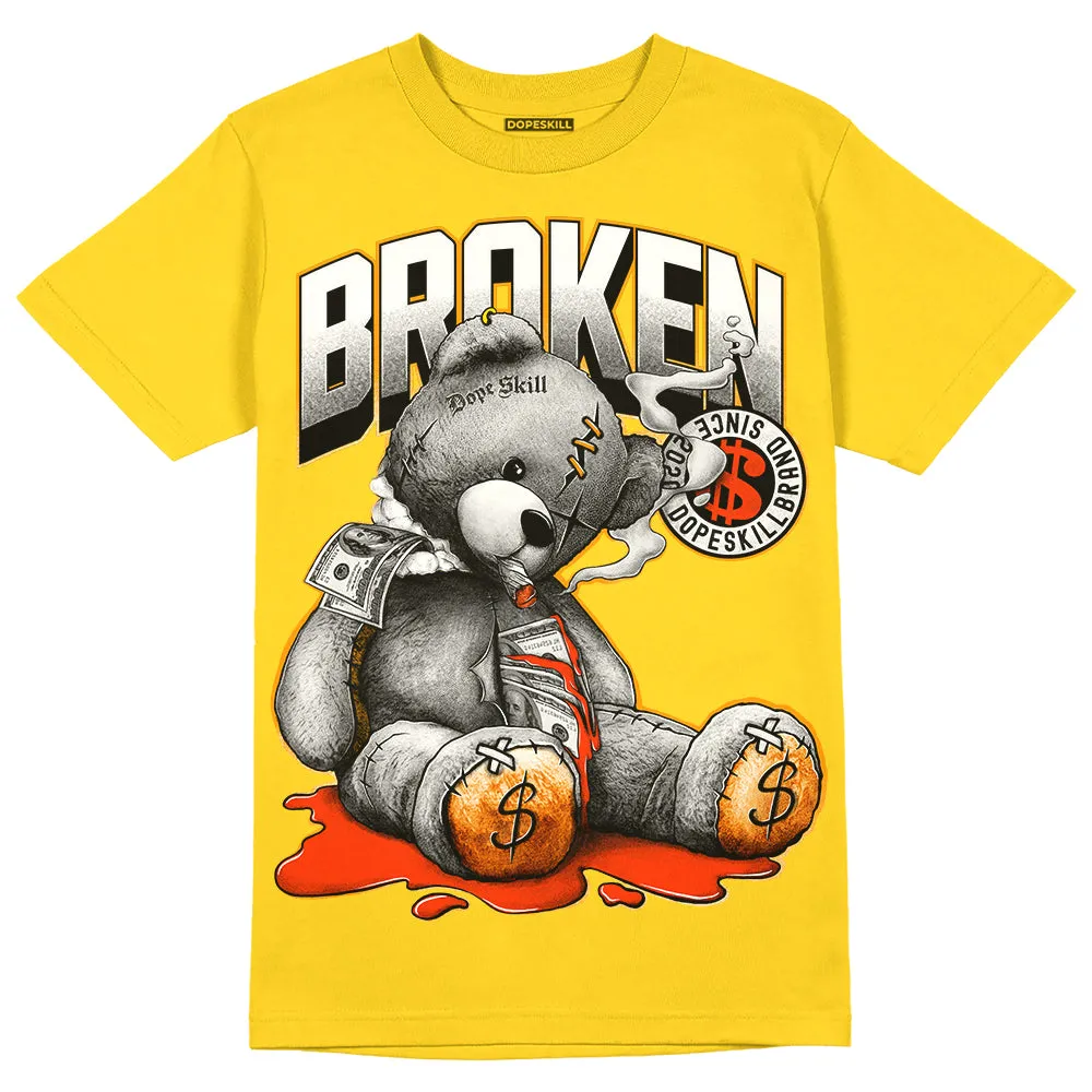 Yellow Ochre 6s DopeSkill Yellow T-shirt Sick Bear Graphic sold by DopeSkill