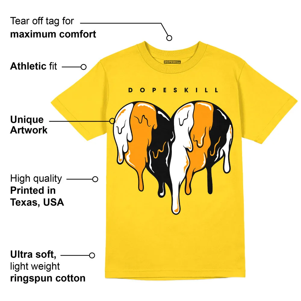 Yellow Ochre 6s DopeSkill Yellow T-shirt Slime Drip Heart Graphic sold by DopeSkill product image thumbnail 2