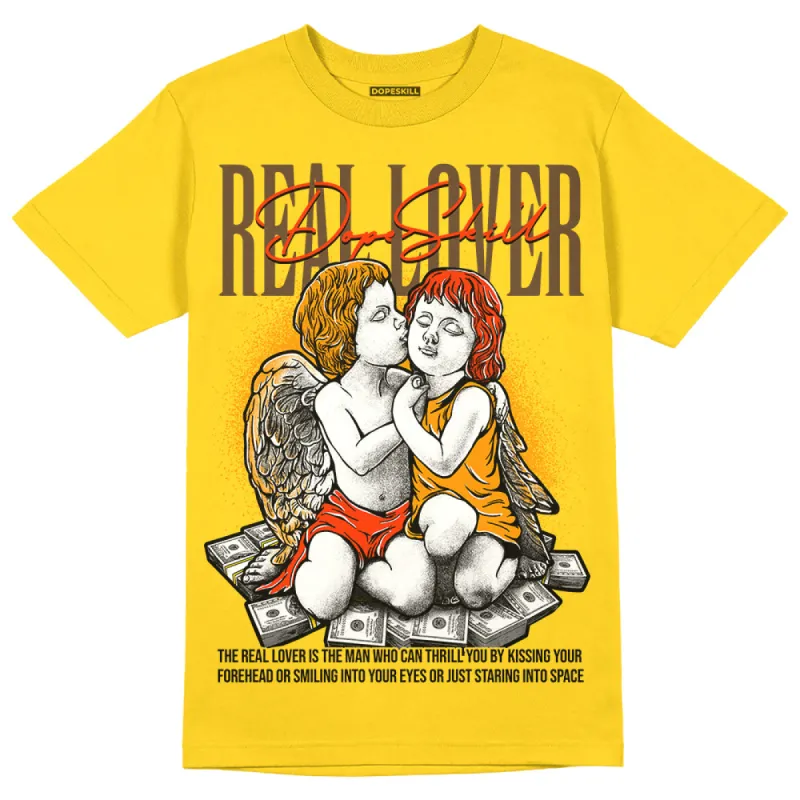 Yellow Ochre 6s DopeSkill Yellow T-shirt Real Lover Graphic sold by DopeSkill