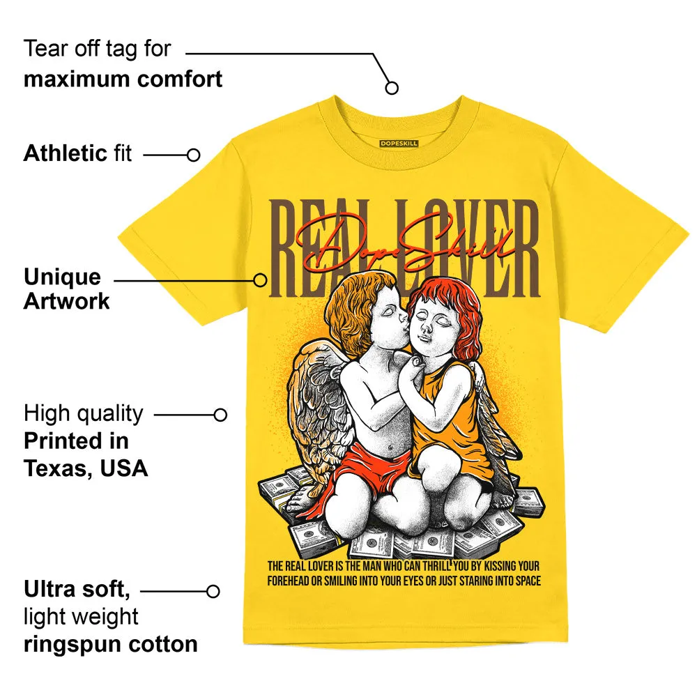 Yellow Ochre 6s DopeSkill Yellow T-shirt Real Lover Graphic sold by DopeSkill product image thumbnail 2