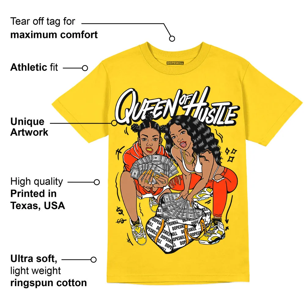 Yellow Ochre 6s DopeSkill Yellow T-shirt Queen Of Hustle Graphic sold by DopeSkill product image thumbnail 2