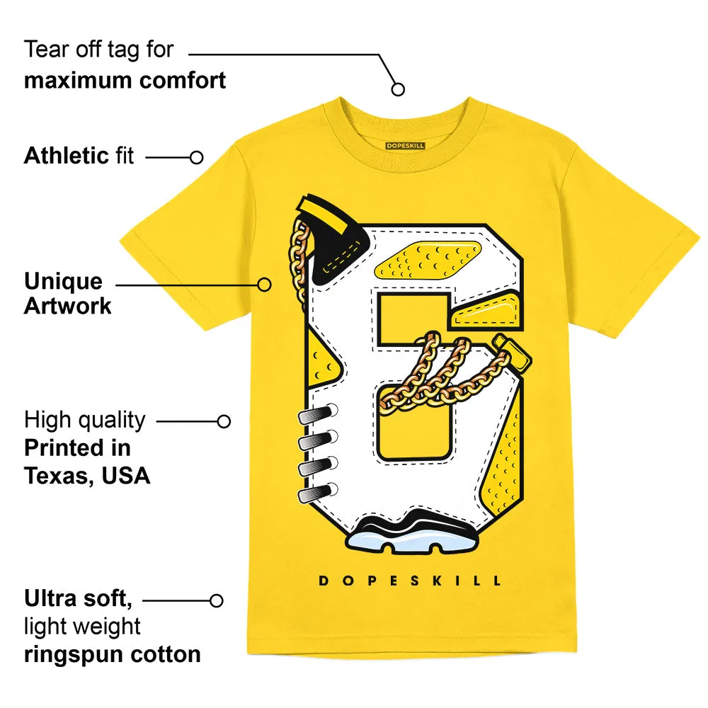 Yellow Ochre 6s DopeSkill Yellow T-shirt No.6 Graphic sold by DopeSkill product image thumbnail 2