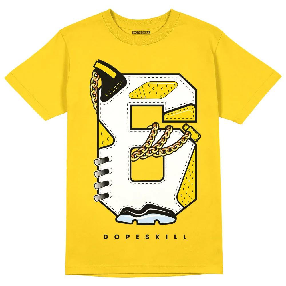 Yellow Ochre 6s DopeSkill Yellow T-shirt No.6 Graphic sold by DopeSkill