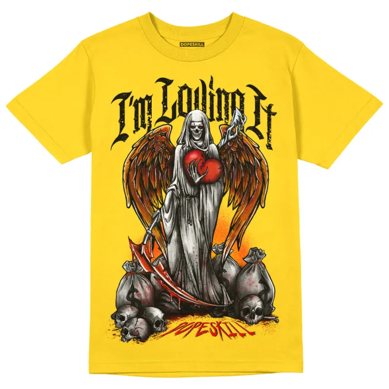 Yellow Ochre 6s DopeSkill Yellow T-shirt New I'm Loving It Graphic sold by DopeSkill