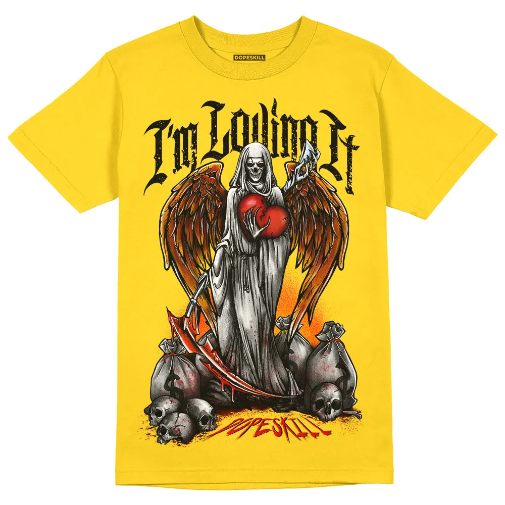 Yellow Ochre 6s DopeSkill Yellow T-shirt New I'm Loving It Graphic sold by DopeSkill