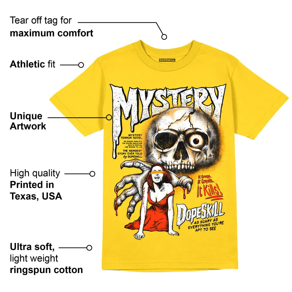 Yellow Ochre 6s DopeSkill Yellow T-shirt Mystery Ghostly Grasp Graphic sold by DopeSkill product image thumbnail 2